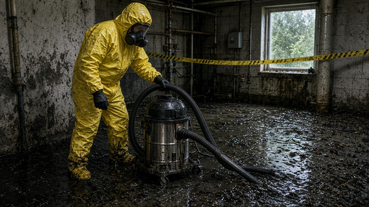 Sewage Backup Cleanup
